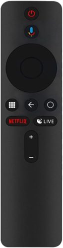Telecomandă Bluetooth FOXRMT pentru Xiaomi Box - Cu control vocal, buton Netflix - Compatibilă cu Mi Box S/TV Stick/4S 4K - Negru