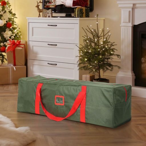 OUSFOT Karácsonyi Fa Táska Extra Nagy Méretű Textil Tárolózsák