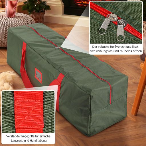 OUSFOT Karácsonyi Fa Táska Extra Nagy Méretű Textil Tárolózsák