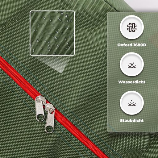 OUSFOT Karácsonyi Fa Táska Extra Nagy Méretű Textil Tárolózsák