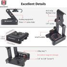 Geehope Z-Flex dönthető állványfej DSLR kamerákhoz és okostelefonokhoz - 5kg teherbírás