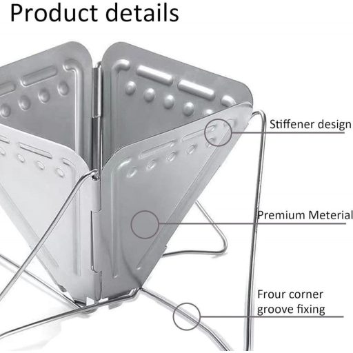 Skladací Nerezový Držiak na Kávový Filter do Kancelárie a na Výlety