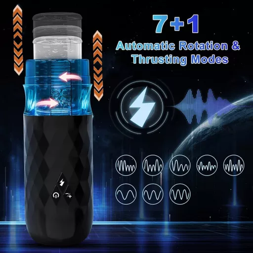 Sumeber Elektromos Férfi Maszturbátor - 7 Funkciós, Halk, Automata Péniszstimulálás