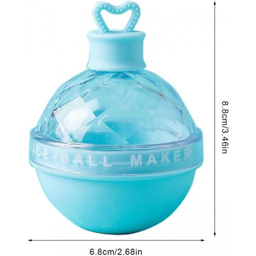 Silikónová forma na výrobu ľadových gúľ - prenosný výrobník okrúhlych kociek ľadu