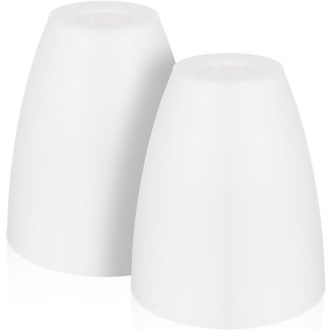   OSALADI 2 db Műanyag Lámpaernyő Fehér Mennyezeti Lámpa Árnyékoló Izzóvédő