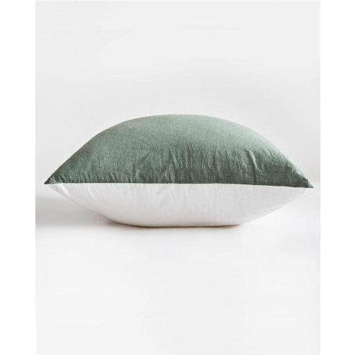Zsályazöld SOULFUL pamut párnahuzat, 80x80 cm