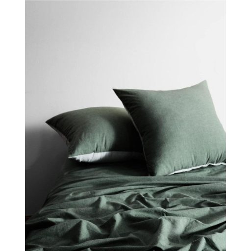 Zsályazöld SOULFUL pamut párnahuzat, 80x80 cm