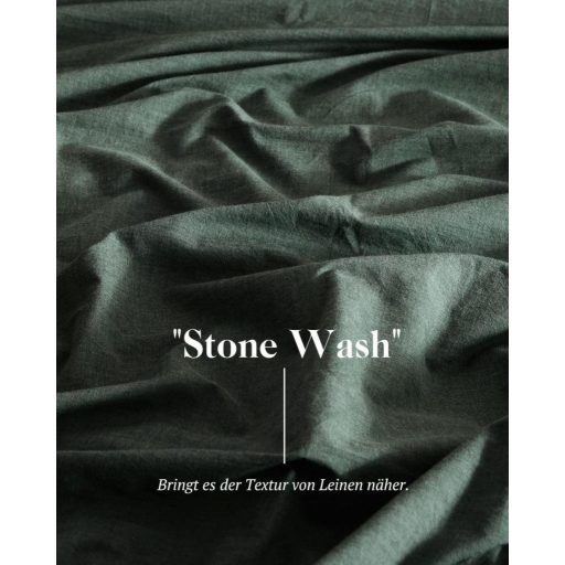 Zsályazöld SOULFUL pamut párnahuzat, 80x80 cm