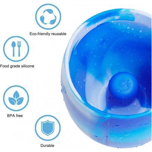 Saturey Termoizolačný pohár s dvojitou stenou zo silikónu 200ml