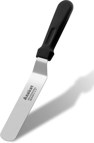 Anaeat 15 cm-es profi szögletes tortalapát - vastag cukormáz kenő spatula
