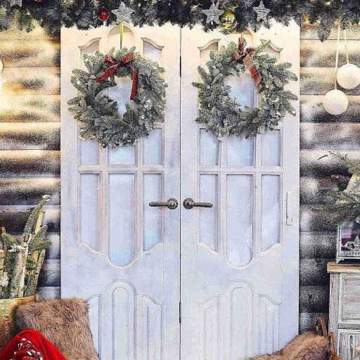 Coserori 6 darabos Sötétzöld Drótkoszorú Keret Újévi és Valentin-napi Dekorációhoz