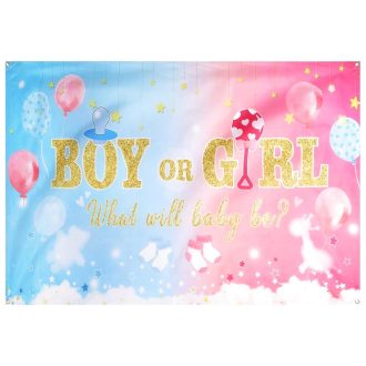   Zelený narodeninový banner "Oh Baby" - Dekorácia na párty pre chlapca alebo dievča