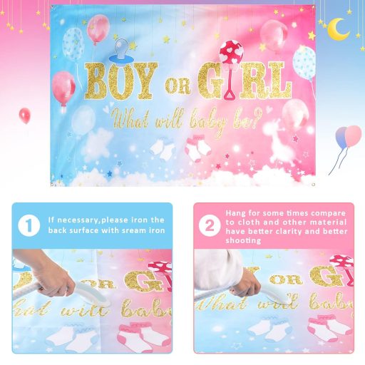 Banner verde de "Oh, Baby!" pentru petrecerea de aniversare - Decor pentru petrecerea de fete și băieți