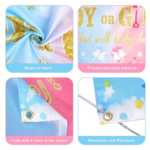 Banner verde de "Oh, Baby!" pentru petrecerea de aniversare - Decor pentru petrecerea de fete și băieți