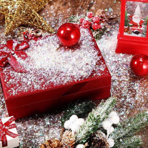 Svjetlucavi umjetni snijeg - Ukrasni materijal za rukotvorine