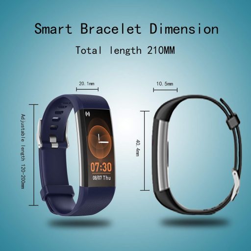 Ceas inteligent Septoui Fitness Tracker, monitorizare puls, tensiometru, rezistent la apă IP68