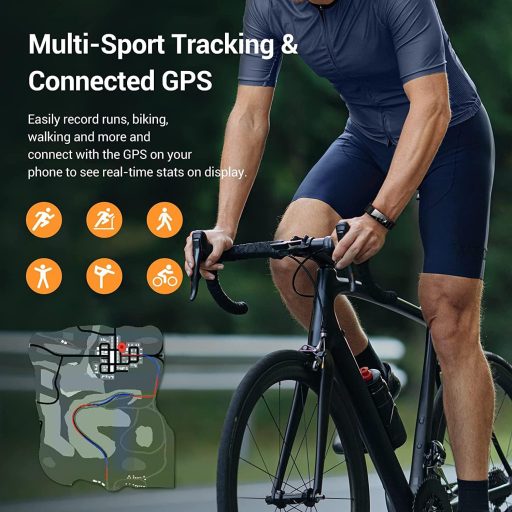 Septoui Fitness Tracker Okosóra Pulzusmérő Vérnyomásmérő IP68 Vízálló