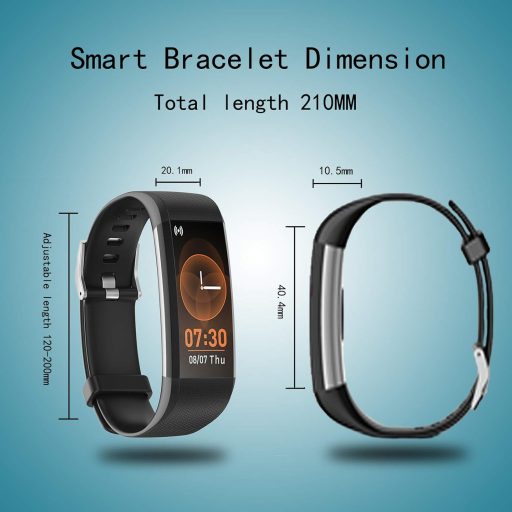 Septoui Fitness Tracker Okosóra Pulzusmérő Vérnyomásmérő IP68 Vízálló