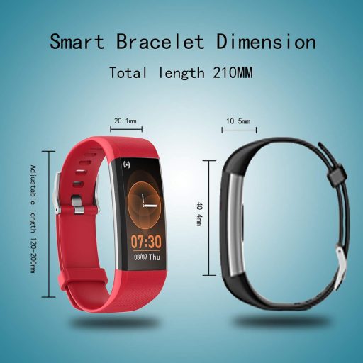 Ceas inteligent Septoui Fitness Tracker, monitorizare puls, tensiometru, rezistent la apă IP68