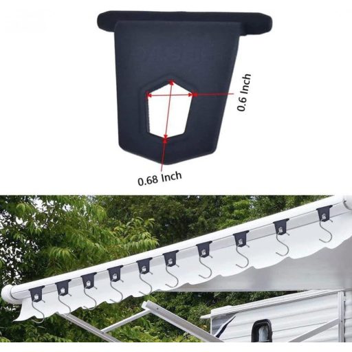 6 pár Sátorcsipesz, Kemping, Lakókocsi Sátorcsipeszek S-alakú kampó