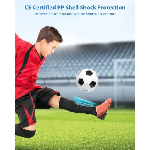 Detské futbalové chrániče holení AirsFish s CE certifikovanou ochranou členkov