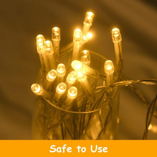 cshare LED svjetleća dekorativna girlanda 3m 30 LED Toplo bijela - S timerom, na baterije, unutarnja/vanjska dekoracija za Božić, Noć vještica, zabave