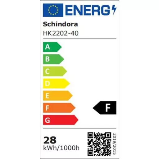 Schindora LED Mennyezeti Lámpa Kerek 40cm Meleg Fehér 28W