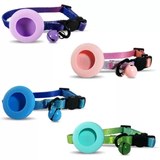   iPCA Macska Nyakörv AirTag Tartóval - Állítható Méret (19-27 cm) - Apple Nyomkövető Tok - GPS Tartó Kültéri Követéshez - Zöld