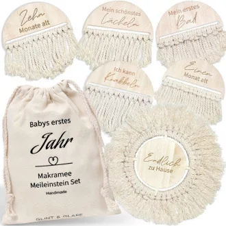   Drevené kartičky pre bábätká Milestone, ručná výroba – 26 ks, pre chlapcov aj dievčatá