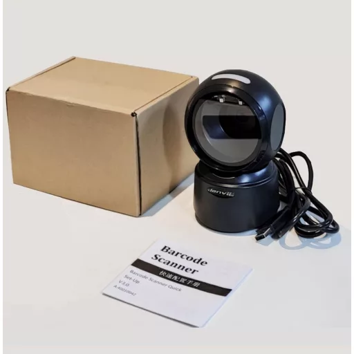 Scanner coduri de bare 2D de birou LENVII, cititor coduri QR cu recunoaștere automată