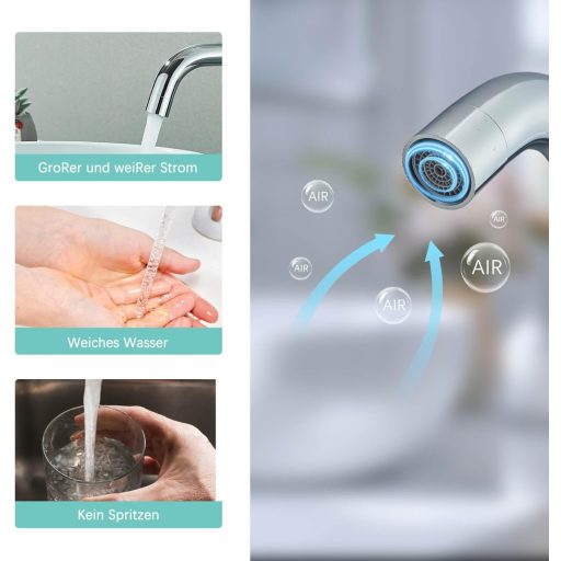 Suguword Magas Mosdó Csaptelep | Egykaros Fürdőszobai Keverőcsap Króm Kivitelben | Sárgaréz Anyagú Mosdócsap 20 cm Kifolyóval