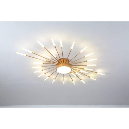 minifair Modern LED Mennyezeti Lámpa 29 Ágú Arany Csillár Hálószoba Nappali Konyha