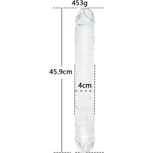Óriási 46 cm-es kétoldalú anál dildo pároknak és szólóknak