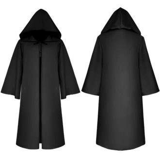   BESPORTBLE Crni Dječji Plašt Kostim za Noć vještica Čarobnjački Plašt Veličina L