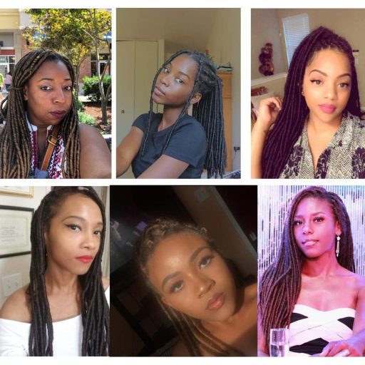 SOKU Műhaj Istennő Locs Szett - 5 Csomag Horgolt Raszta Hajhosszabbítás, Sötétbarna, 66 cm, Szintetikus Puha Fonott Dreadlock