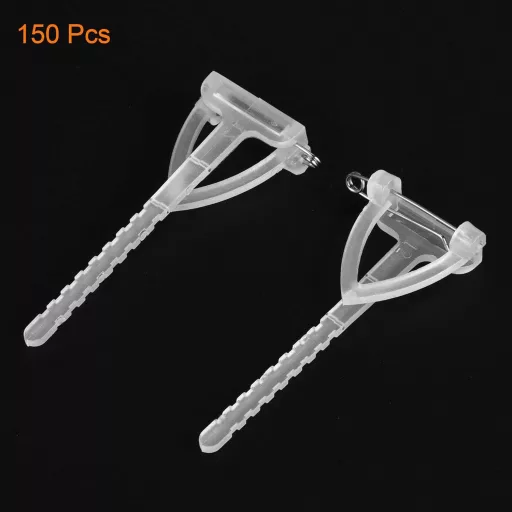 sourcing map 150 buc. Ace de siguranță albe, broșe pentru haine, cocarde florale de nuntă, DIY