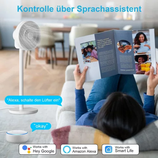EIGHTREE Priza Inteligentă WiFi cu Măsurarea Consumului - 16A, Telecomandată, Priza Smart Home, Compatibilă cu Alexa, Google Home și SmartThings