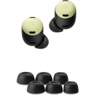   Comply 3 páry pamäťových penových nástavcov do uší pre Google Pixel Buds Pro, čierne, stredná veľkosť