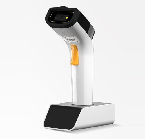 Scanner de coduri de bare Wi-Fi NETUM - scanare wireless 1D/2D/QR, pentru sisteme POS și de inventar.