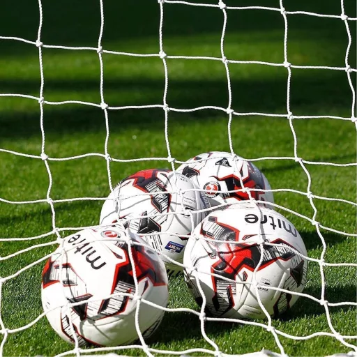 Aoneky Futballháló 7,3x2,4m PE Edzésháló Több Méretben Labdarúgáshoz