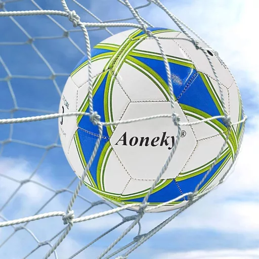 Aoneky Futballháló 7,3x2,4m PE Edzésháló Több Méretben Labdarúgáshoz