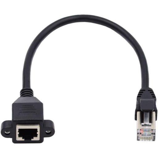 RJ45 8P8C FTP STP UTP Cat6 LAN Ethernet hálózati hosszabbító kábel 90 fokos