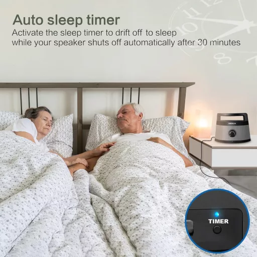 SIMOLIO TV Hangszóró Időseknek - 5,5m Kábel, Optikai/RCA/AUX Csatlakozás, Hangerőszabályzóval