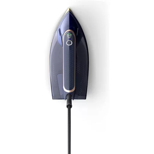 Fier de călcat cu abur Philips Azur 8000, 85g/min abur continuu, 3000W, albastru închis