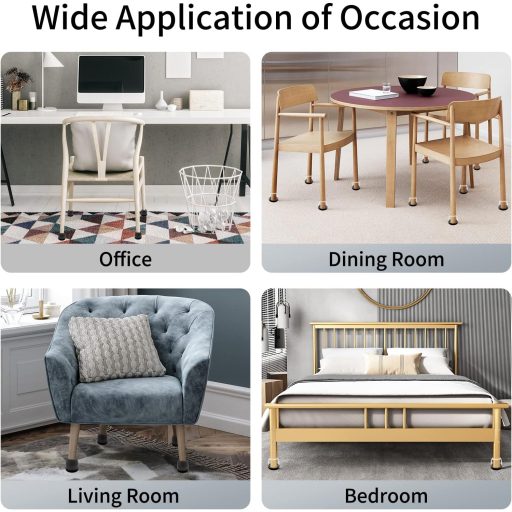 Ezprotekt Szék Lábvédő 16 db Átlátszó Gumipárna Szőnyeghez 36-56 mm