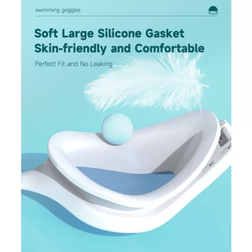 RIOROO Polarizirane naočale za plivanje za odrasle - Nepropusne, širokokutne, UV zaštita, zaštita od zamagljivanja, udobne za nošenje za žene i