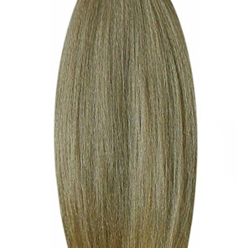 Cybelleza Predopletené Vlasové Vrkoče Syntetické Predlžovanie Vlasov - Yaki Textúra EZ Vrkoč Tmavo blond Farba - Hypoalergénny Odolný Vlasový Príčesok N