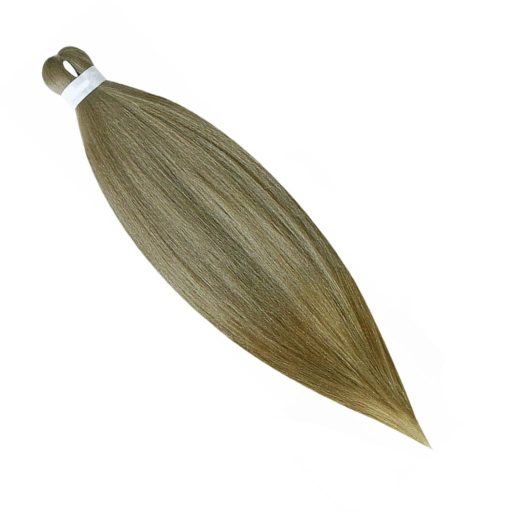 Cybelleza Extensii de păr împletit pre-întins, păr sintetic - Împletitură EZ cu textură Yaki, culoare blond închis - Suviță de păr durabilă, hipoalergenică N