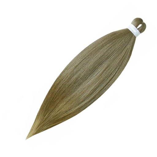 Cybelleza Extensii de păr împletit pre-întins, păr sintetic - Împletitură EZ cu textură Yaki, culoare blond închis - Suviță de păr durabilă, hipoalergenică N