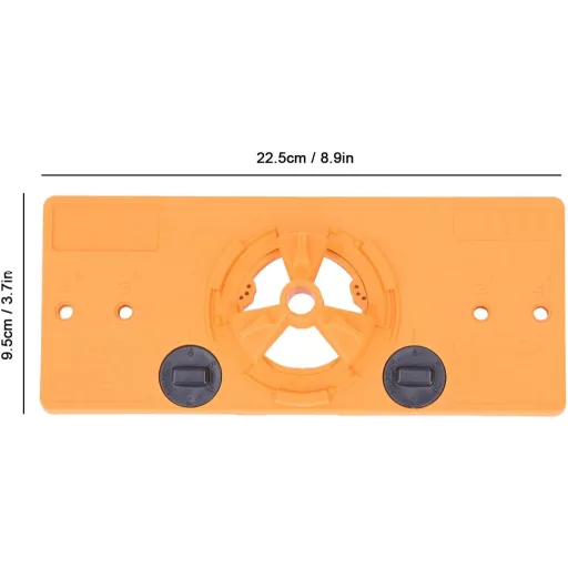 Fafeicy 35mm Rejtett Zsanér Sablon Fúró Útmutató Szekrényadó Lyukfúráshoz Sárga